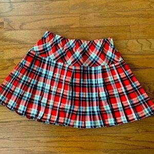 Pleated school girl skirt